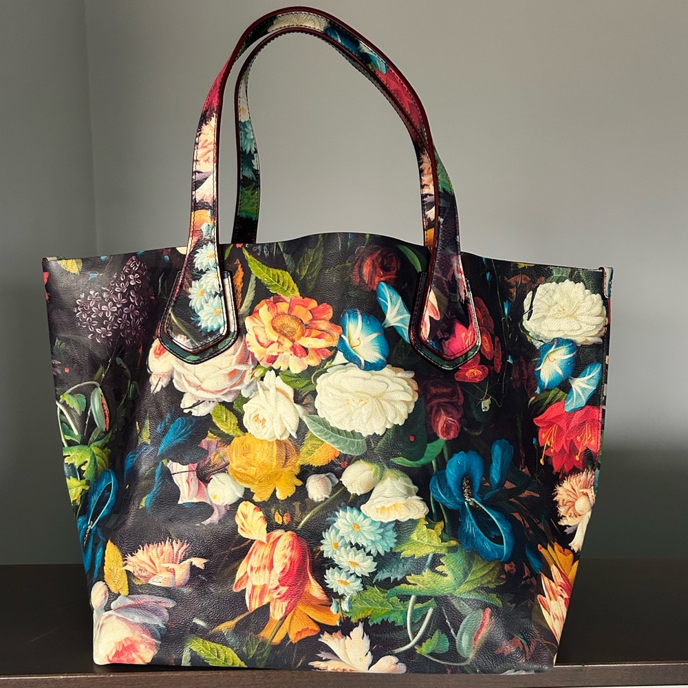 NWOT MZ Wallace Leather Floral Tote